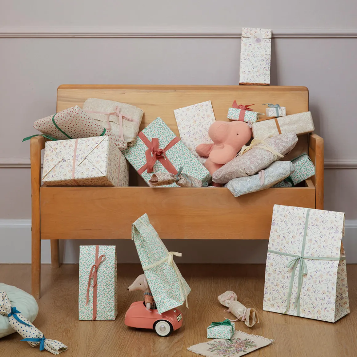 Merle Heather Gift Bag (24cm Small) by Maileg