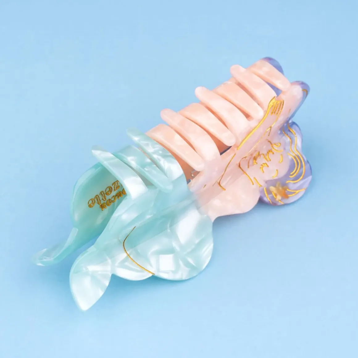 Mermaid Hair Claw in Blue by Coucou Suzette