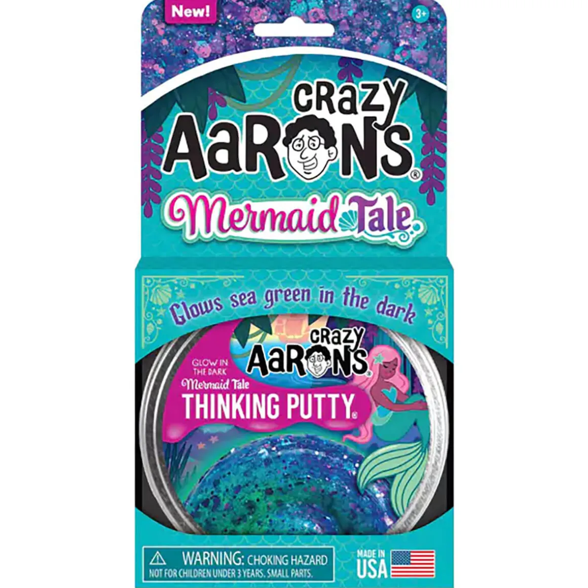 Mermaid Tale Glowbrights Thinking Putty by Crazy Aarons
