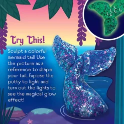 Mermaid Tale Glowbrights Thinking Putty by Crazy Aarons