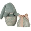 Metal Easter Egg and Bunny in Mint (18cm) by Maileg
