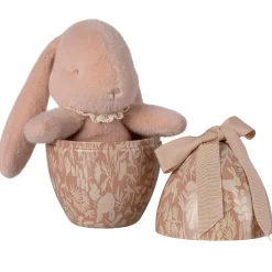 Metal Easter Egg and Bunny in Powder (18cm) by Maileg