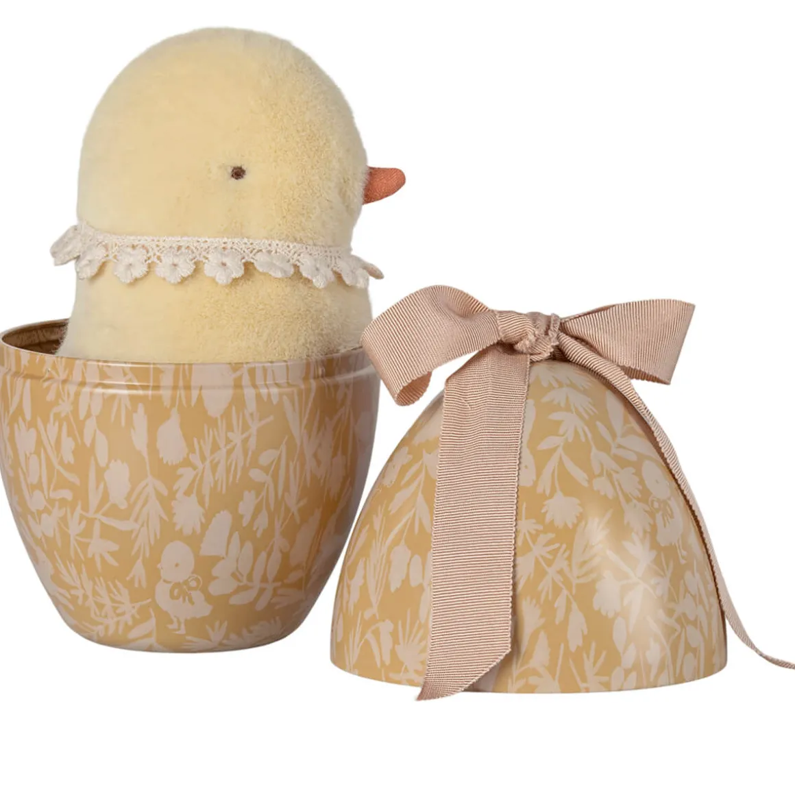 Metal Easter Egg and Chicken (18cm) by Maileg
