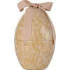 Metal Easter Egg in Cream Yellow by Maileg