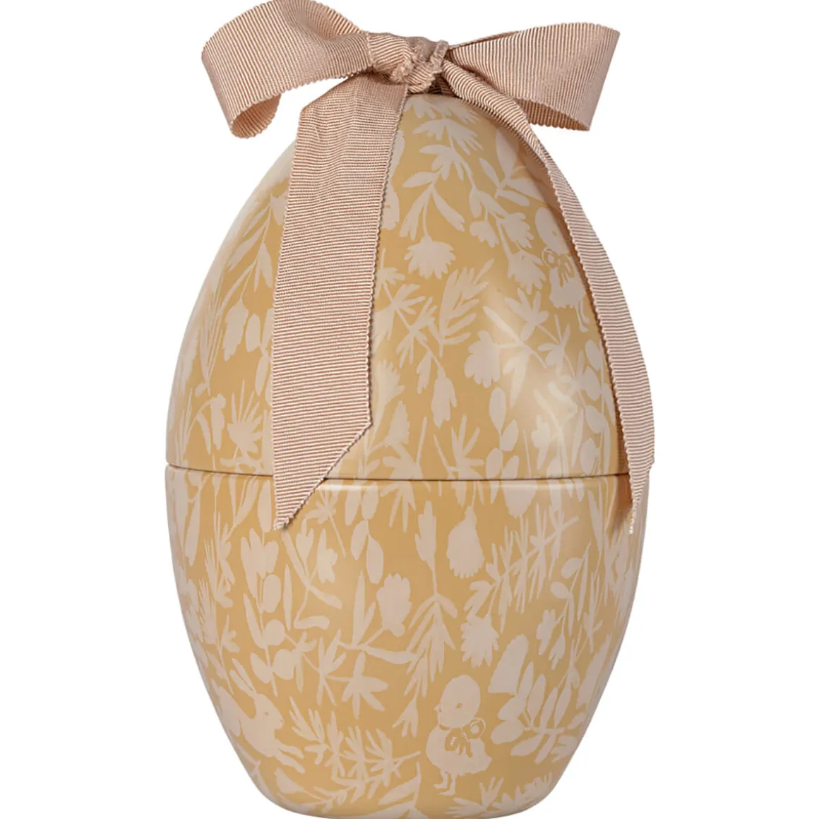 Metal Easter Egg in Cream Yellow by Maileg