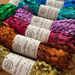 Metallic Ric-Rac Ribbon in Pink Tourmaline by Petra Boase