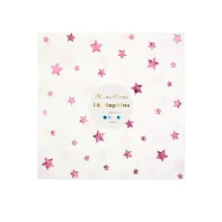 Metallic Stars Small Party Napkins by Meri Meri