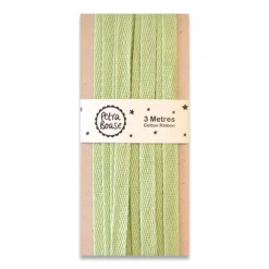 3 Metres Of Cotton Ribbon in Mint Green by Petra Boase