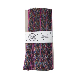3 Metres Of Glitter Ribbon in Confetti Glitter by Petra Boase