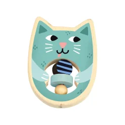 Michelle Carlslund Cat Rattle by Vilac