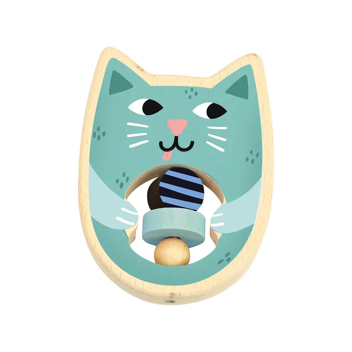 Michelle Carlslund Cat Rattle by Vilac