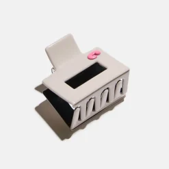 Midi Box Claw in Taupe + Black by Chunks