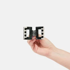 Midi Box Claw in Taupe + Black by Chunks