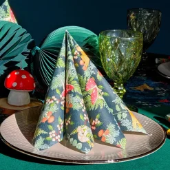 Midnight Forest Mushroom Napkins by Talking Tables
