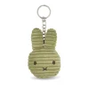 Miffy Corduroy Flat Keyring in Olive Green (10cm) by Bon Ton Toys
