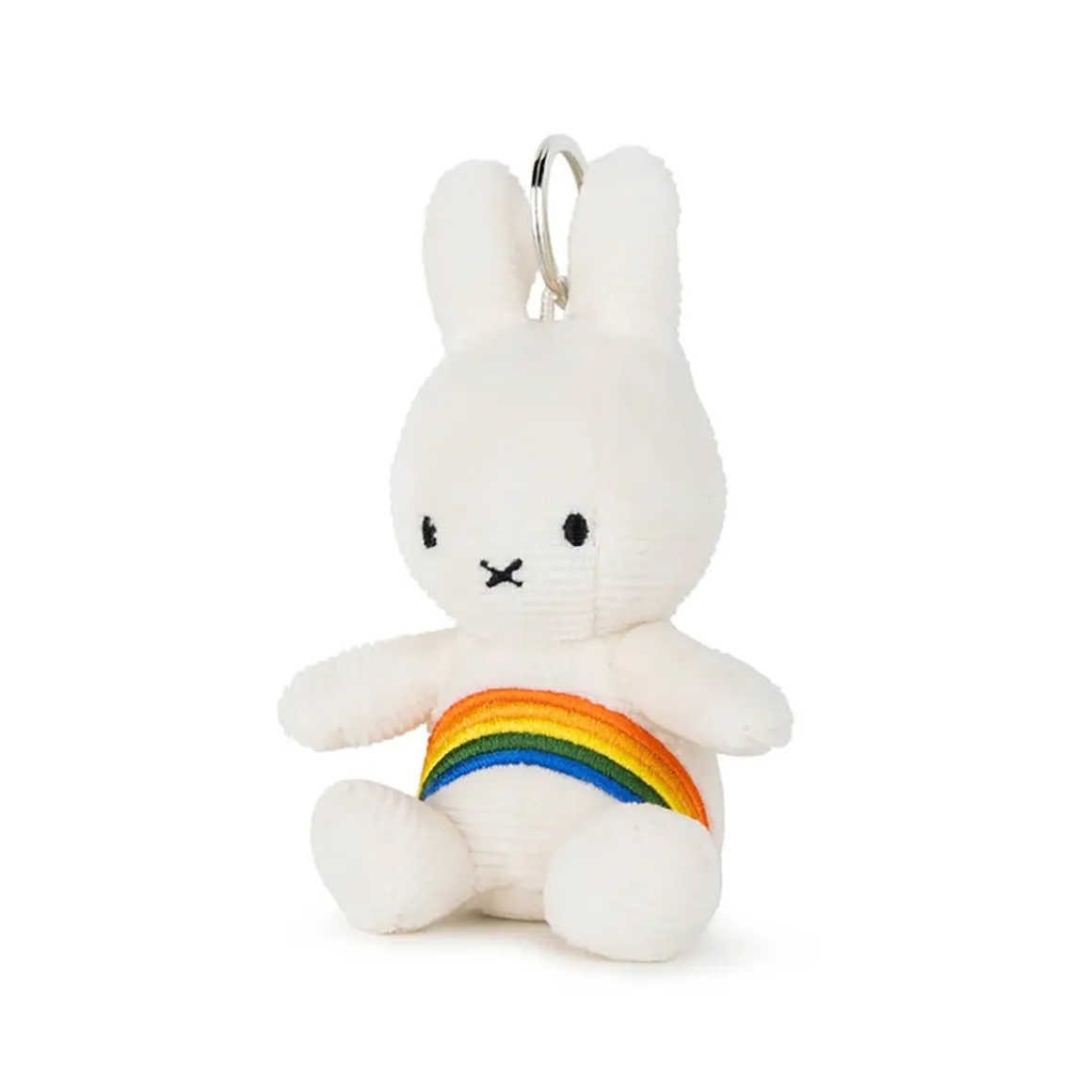 Miffy Corduroy Keyring in Rainbow by Bon Ton Toys