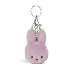 Miffy Fuzzy Keyring in Lilac (8cm) by Bon Ton Toys