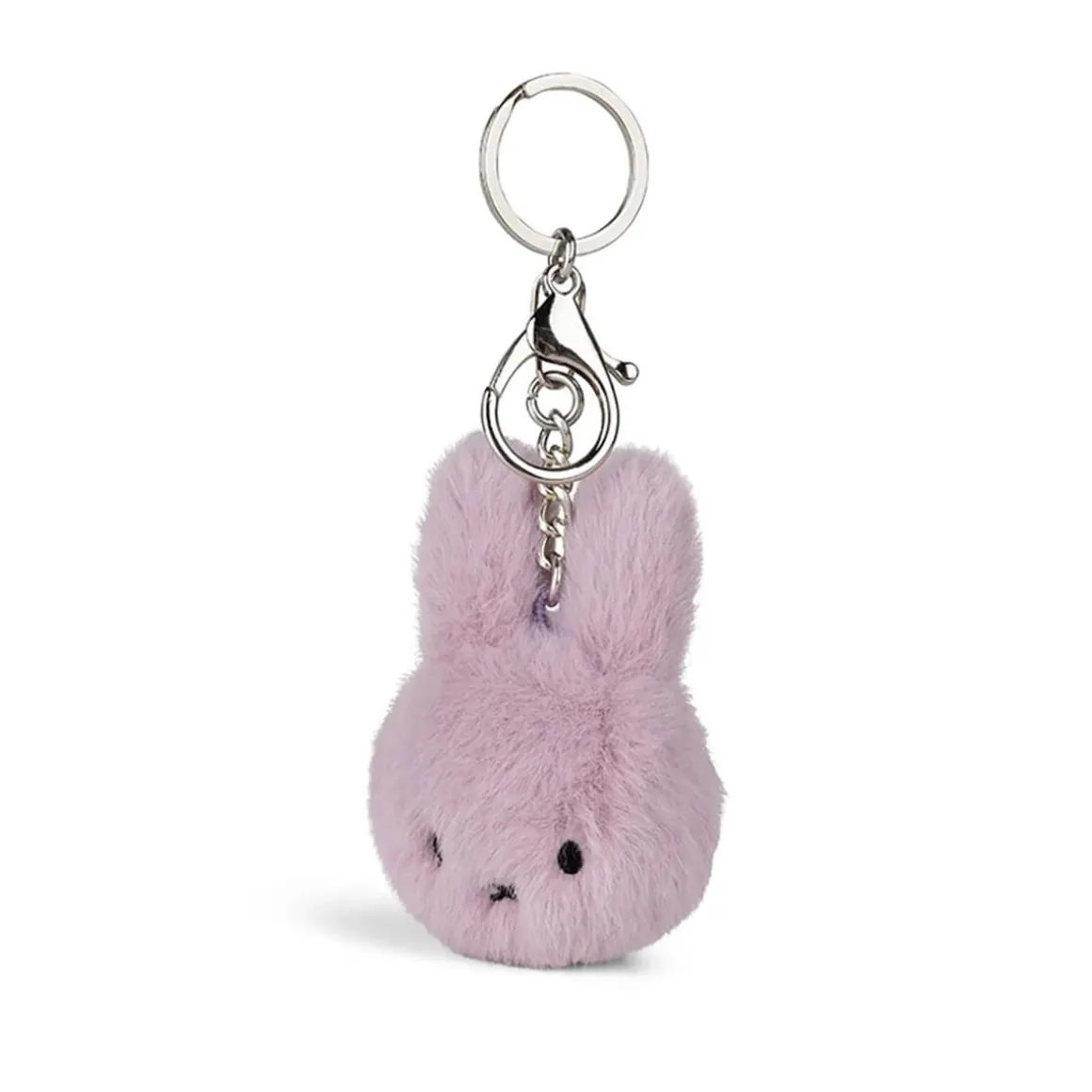 Miffy Fuzzy Keyring in Lilac (8cm) by Bon Ton Toys