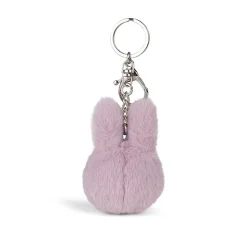 Miffy Fuzzy Keyring in Lilac (8cm) by Bon Ton Toys