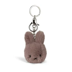 Miffy Fuzzy Keyring in Taupe (8cm) by Bon Ton Toys