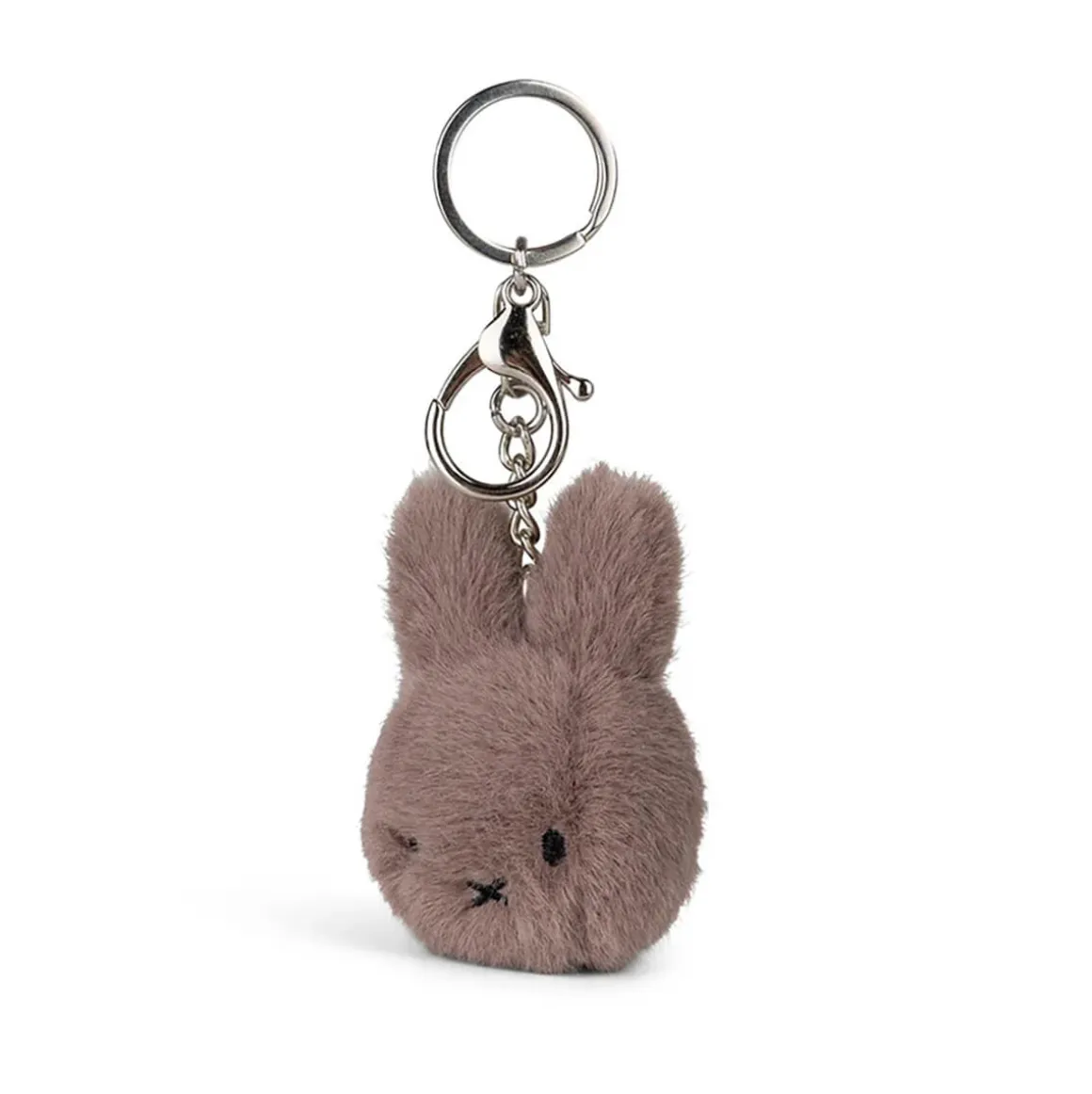 Miffy Fuzzy Keyring in Taupe (8cm) by Bon Ton Toys