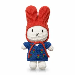 Miffy In Her Blue Tulip Dress And Red Hat by Miffy Handmade