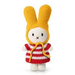 Miffy In Her Red Striped Dress And Yellow Hat by Miffy Handmade