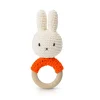 Miffy Teething Ring Rattle In Orange by Miffy Handmade