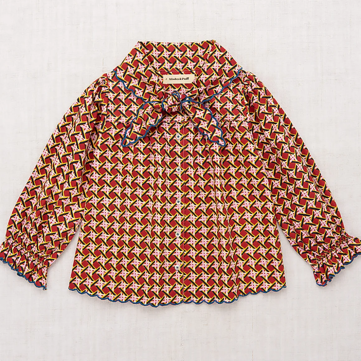 Miki Top in Berry Lattice by Misha & Puff
