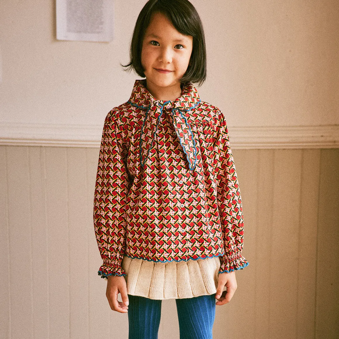 Miki Top in Berry Lattice by Misha & Puff