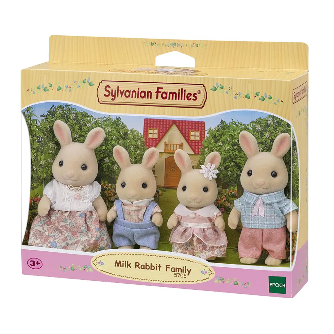 Milk Rabbit Family by Sylvanian Families