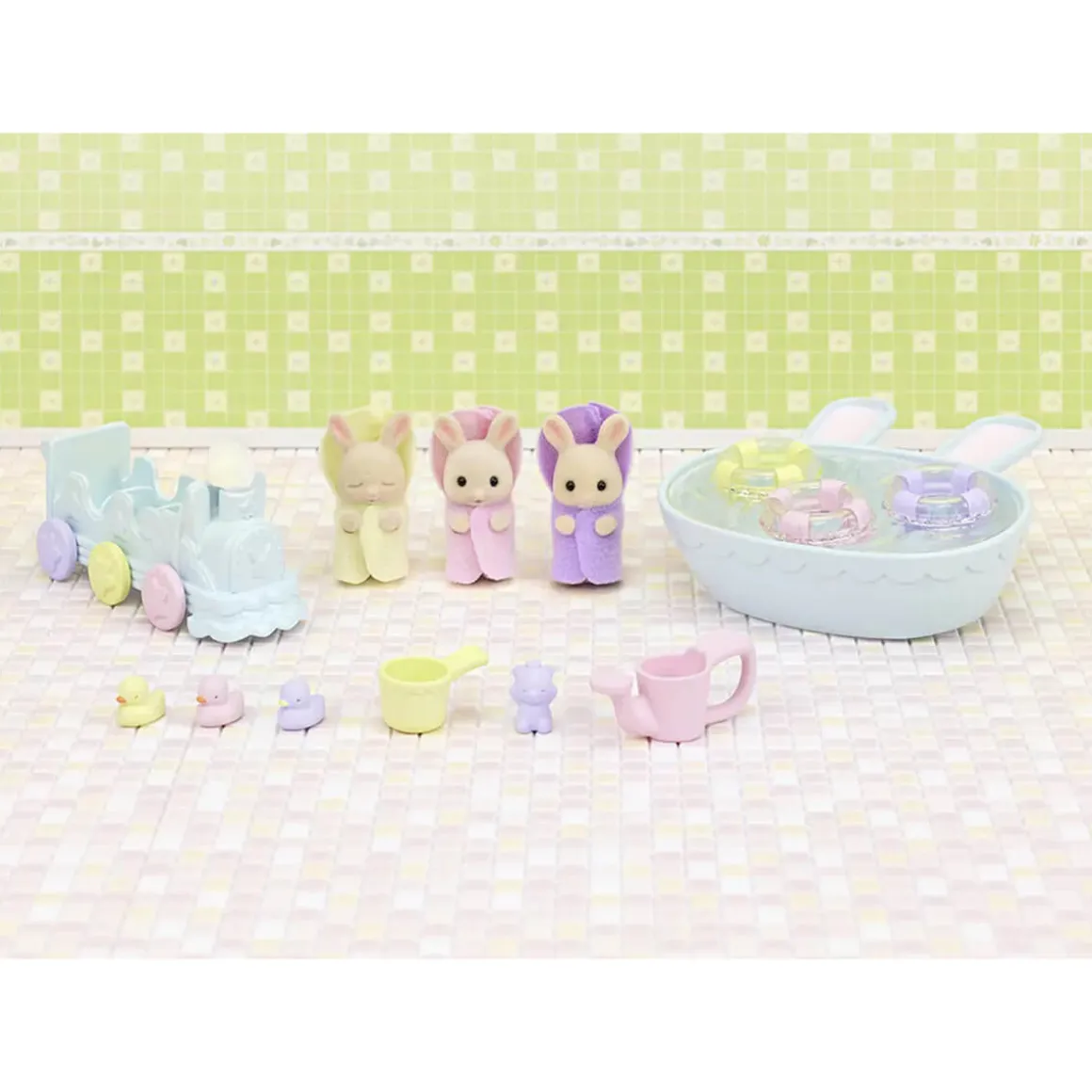 Milk Rabbit Triplets by Sylvanian Families