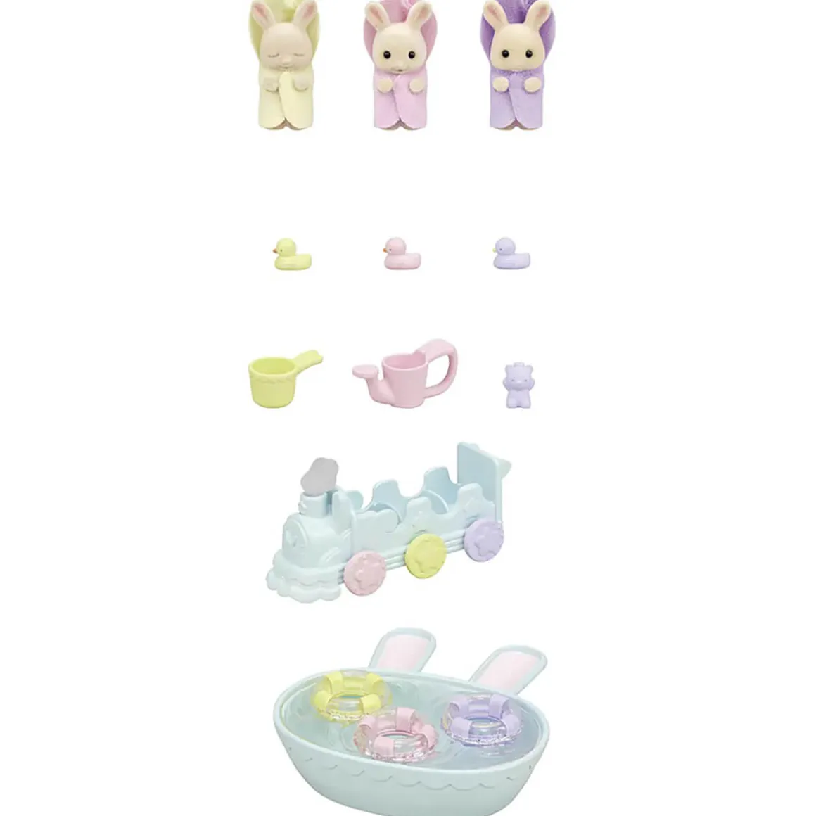 Milk Rabbit Triplets by Sylvanian Families