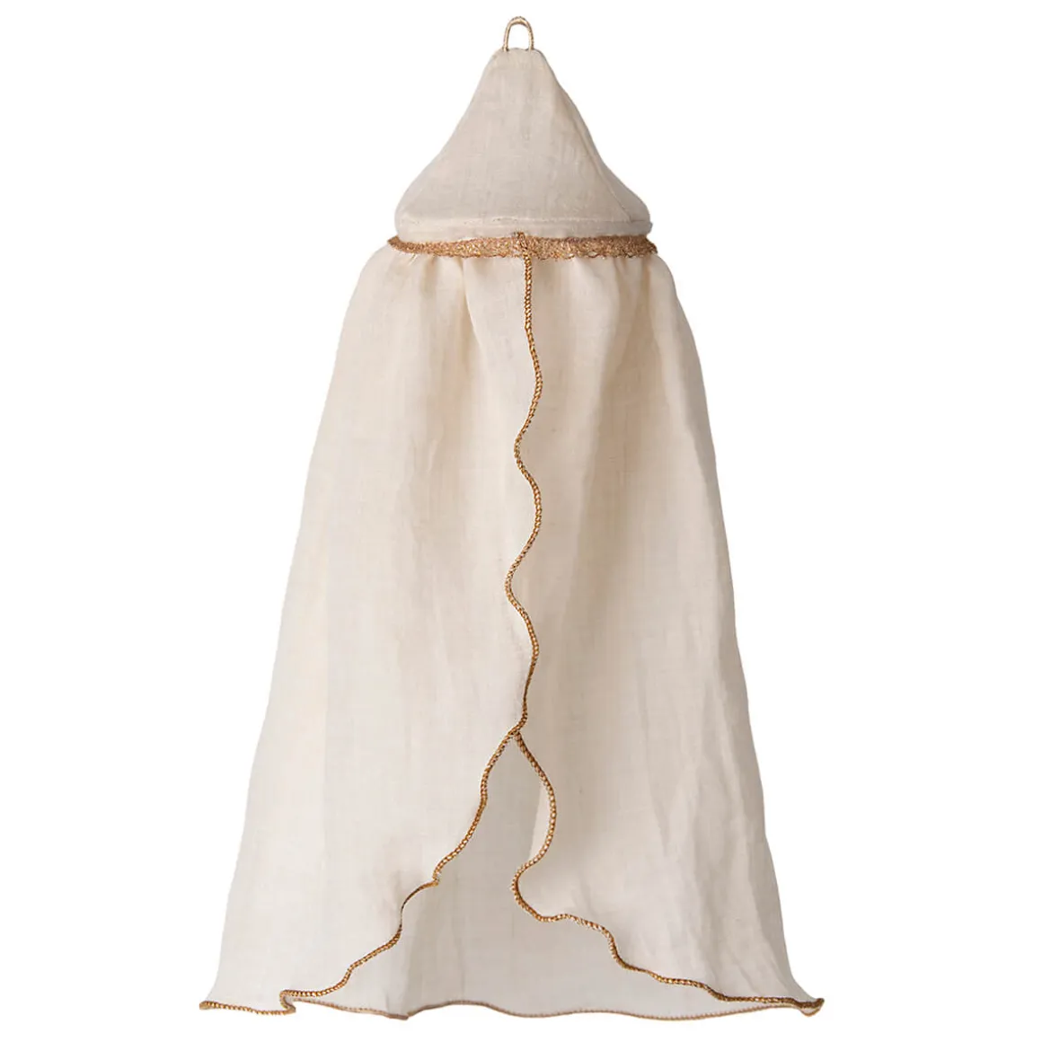Miniature Bed Canopy in Cream by Maileg