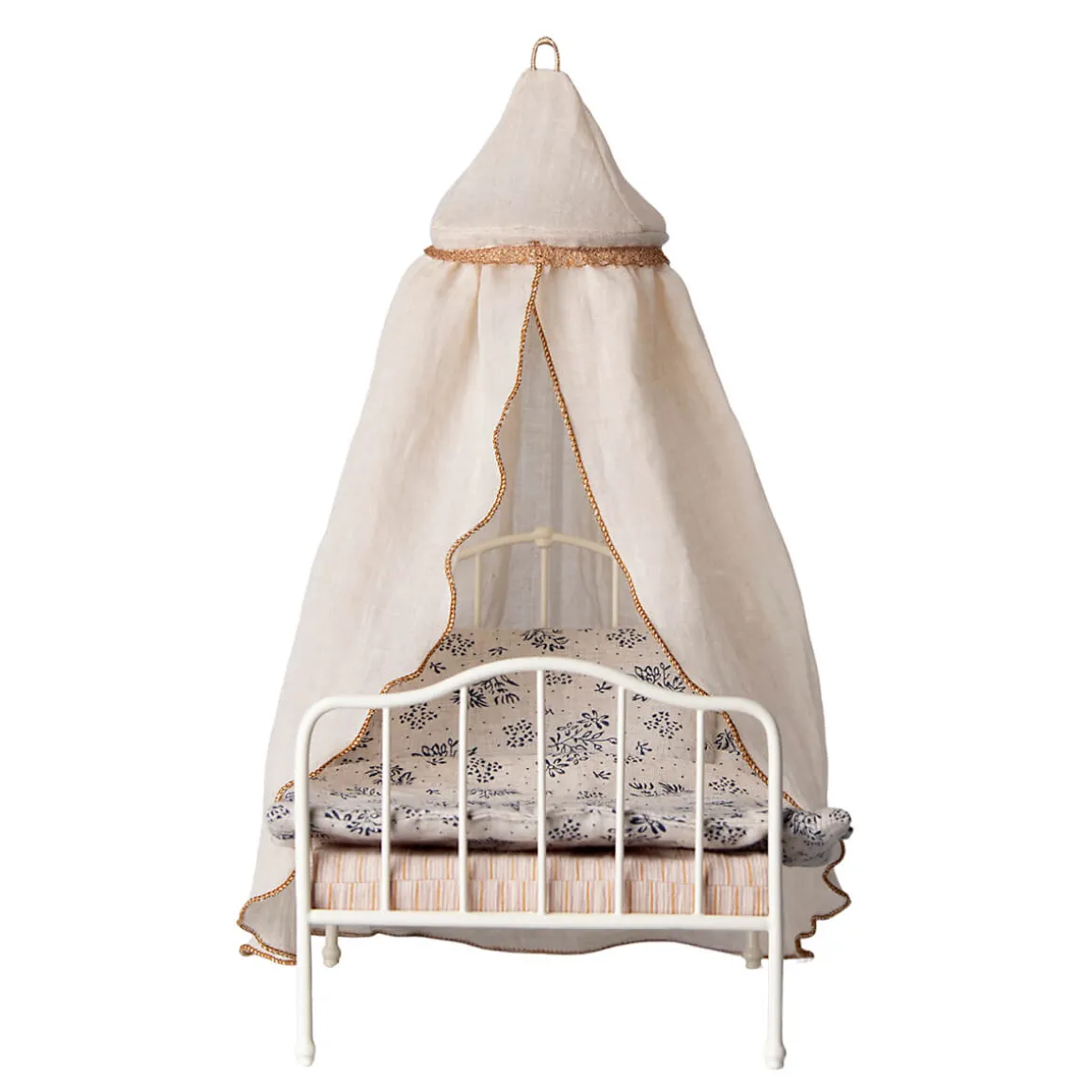 Miniature Bed Canopy in Cream by Maileg