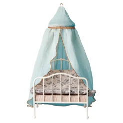Miniature Bed Canopy in Mint by Maileg