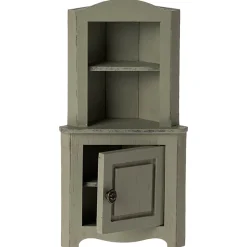 Miniature Corner Cabinet in Light Green by Maileg