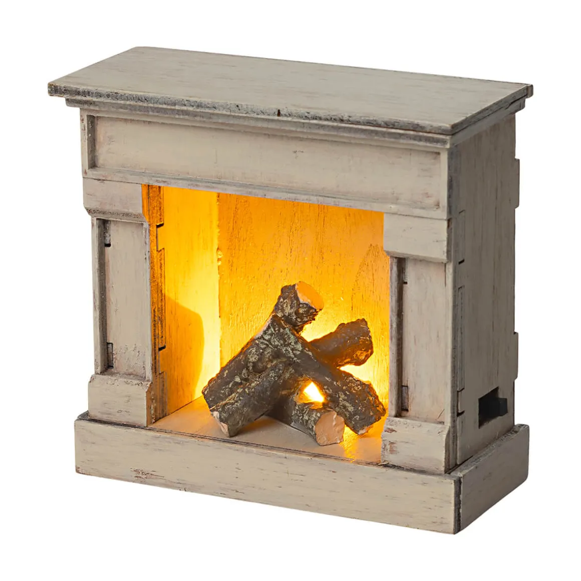 Miniature Fireplace in Off-White by Maileg