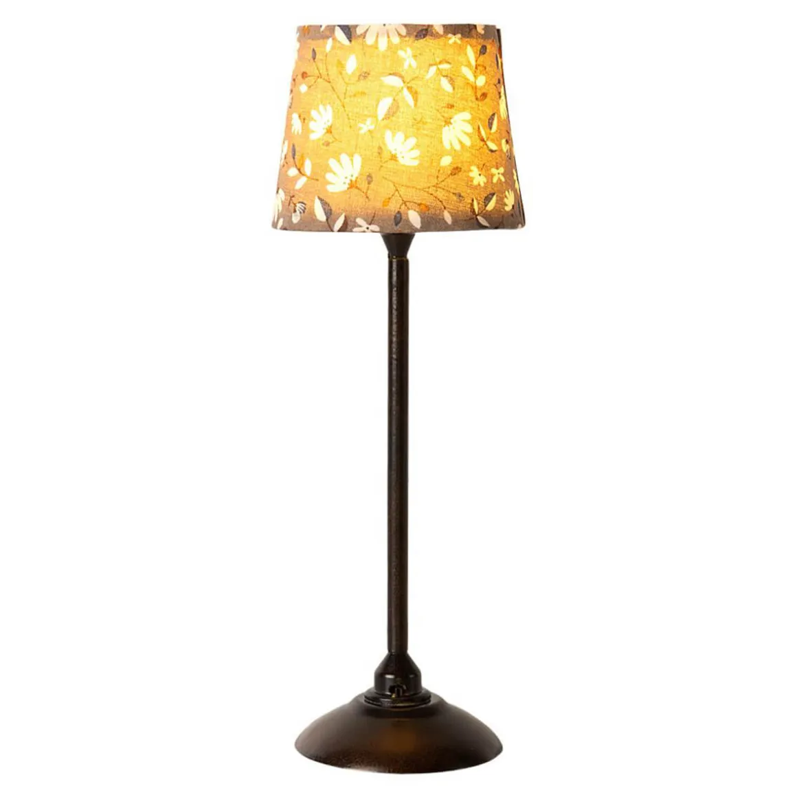 Miniature Floor Lamp in Anthracite by Maileg