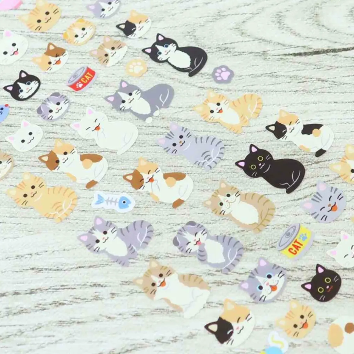 Mini Cat Stickers by Brai Japan