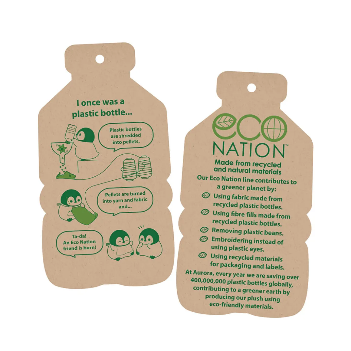 Mini Giraffe Eco Nation Soft Toy by Aurora