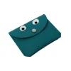 Mini Money Googly Eye Purse in Turquoise by Ark Colour Designs