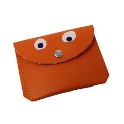 Mini Money Googly Eye Purse in Orange by Ark Colour Designs