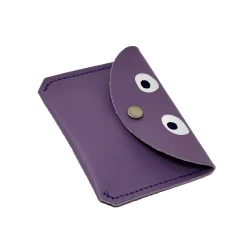Mini Money Googly Eye Purse in Lilac by Ark Colour Designs