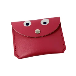Mini Money Googly Eye Purse in New Pink by Ark Colour Designs