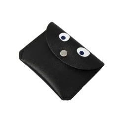 Mini Money Googly Eye Purse in Black by Ark Colour Designs