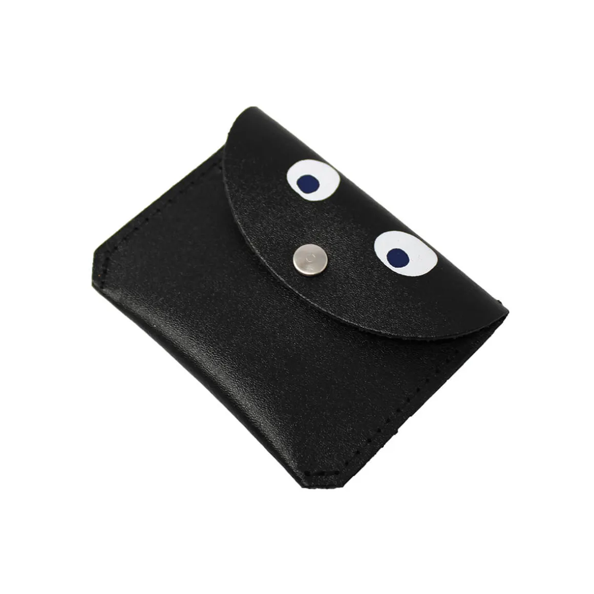 Mini Money Googly Eye Purse in Black by Ark Colour Designs