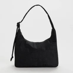 Mini Nylon Shoulder Bag in Black by Baggu