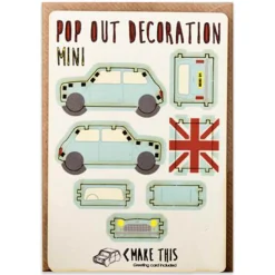 Mini Pop Out Decoration And Greetings Card by The Pop Out Card Company