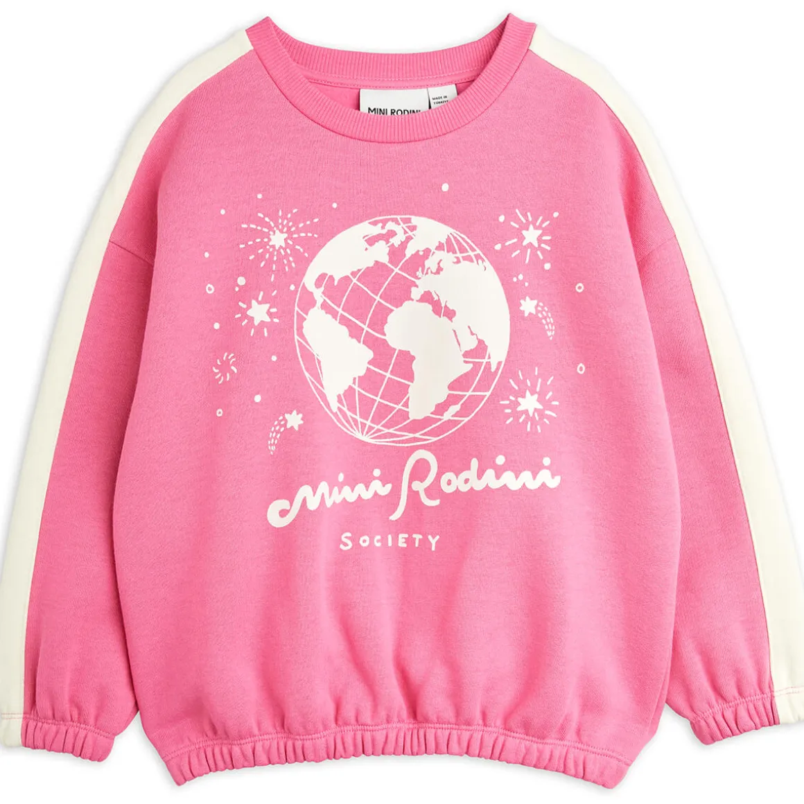 Mini Rodini Society Sweatshirt in Pink by Mini Rodini